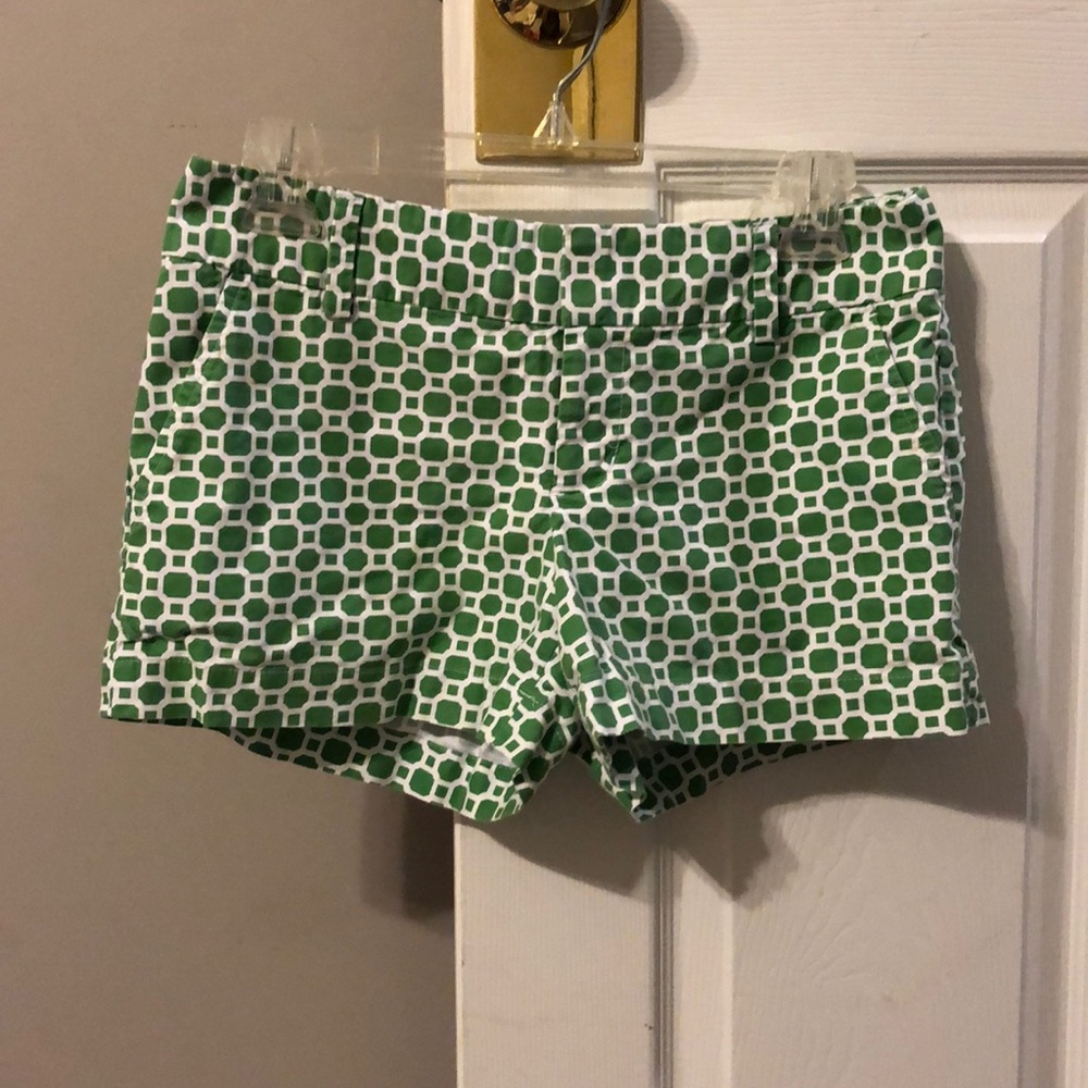 Banana Republic Green Printed Shorts